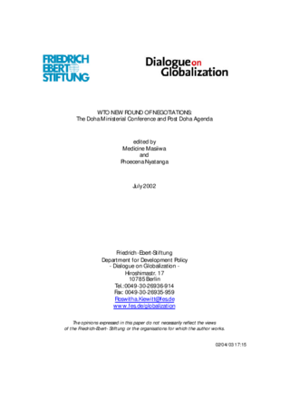 WTO new round of negotiations