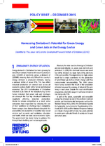 Harnessing Zimbabwe's potential for green energy and green jobs in the energy sector